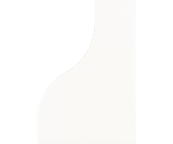 Retro dekor Equipe Curve White Matt 8,3x12 - bílá