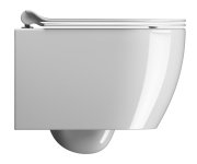 Gsi Pura Short Závěsná Wc Mísa, Swirlflush, 35x46cm, Bílá Extraglaze