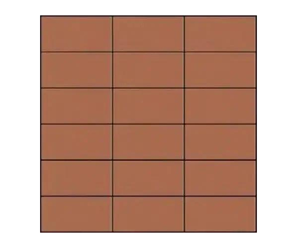 Mozaika Appiani Seta Aragosta 30x30 (5x10) Matt. - cihlová