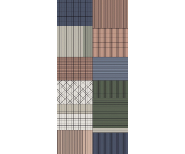Vzorovaný dekor APE Atelier Decor Pattern I 120x260 Rett.