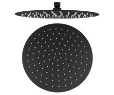 Sapho Slim Hlavová Sprcha, Průměr 300mm, černá Mat