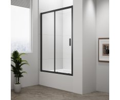 Polysan Deep Black Sprchové Dveře 1100x1650mm, čiré Sklo