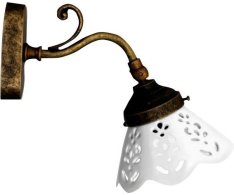 Sapho Bari Svítidlo E14, 40w, 230v, Keramické Stínítko, Ip21, Bronz