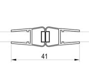 Magnety Brilliant/GlassLine/SmartLine/Matrix/10°/Blix - Sada magnetů 180° rovné D000000029