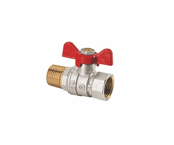 Kulový Kohout Plnoprůtočný VALVEX Mf 3/8", Mosaz (motýl)