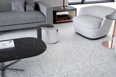 Imitace Terazza v malém formátu 25x25 - Codicer Spike White
