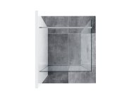 Sprchový kout Walk-In model Corner - Walk-In Corner Set 120x80, lesk+transparent GW1CG4C0SZ1
