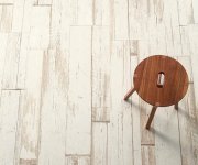 Dlažba jako dřevo Sant Agostino Blendart White Craft RT 30x120 - bílá