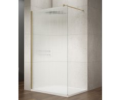 Gelco Vario Gold Matt Jednodílná Sprchová Zástěna K Instalaci Ke Stěně, Sklo Nordic