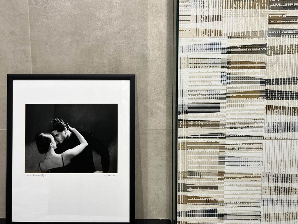 Realizace Interiér s designovým obkladem ze série Sichenia Art.
