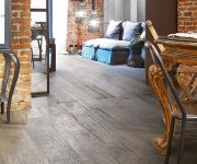Dlažba jako dřevo Sant Agostino Blendart Grey RT 15x120 - šedá