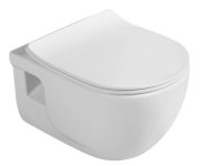 Sapho Brilla Cleanwash Závěsná Wc Mísa S Bidetovou Sprškou, Rimless, 36,5x53cm, Bílá