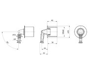 Bruckner Ht Koncovka Rohová Pro Připojení Hadice 9-16mm, Dn40