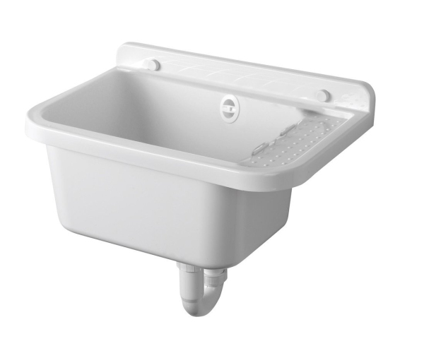 Aqualine Závěsná Výlevka S Odkládací Plochou 50x34cm, Plast, Bílá