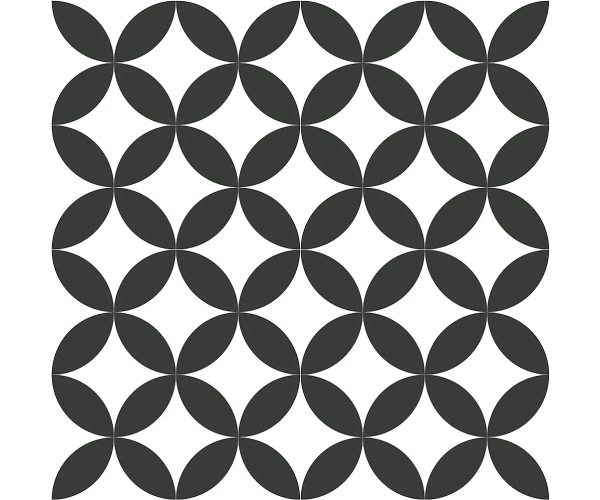 Retro dlažba Xclusive Black&White Illusion 20,5x20,5