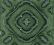 Vzorovaný dekor Aleluia Urban Atelier Decor Glam Bosque 10x10 - zelená