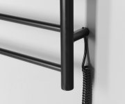 Sapho Redondo Elektrický Sušák Ručníků, Kulatý, 500x900 Mm, 75 W, černá Mat