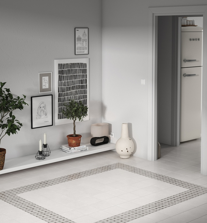 Realizace Protiskluzná dlažba nejen do interiéru Equipe Micro Canvas 20x20 Anti-Slip
