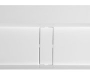 Sapho Cubis Umyvadlo, Litý Mramor, 100x40cm, Bez Otvoru, Bílá