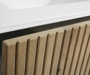 Aqualine Paneda Strip Umyvadlová Skříňka 59,5x55x45,2cm, Dub Emporio