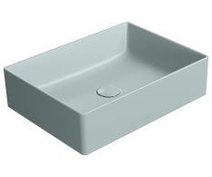 Gsi Kube X Keramické Umyvadlo Na Desku, 50x37cm, Ghiaccio Mat