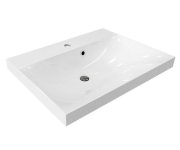 Mereo Opto, Koupelnová Skříňka S Umyvadlem Z Litého Mramoru 61 Cm, Bílá