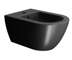 Gsi Pura Bidet Závěsný, 36x55cm, černá Mat