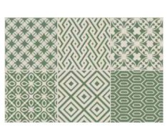 Elios Clay Pattern Emerald 10x10 Decoro