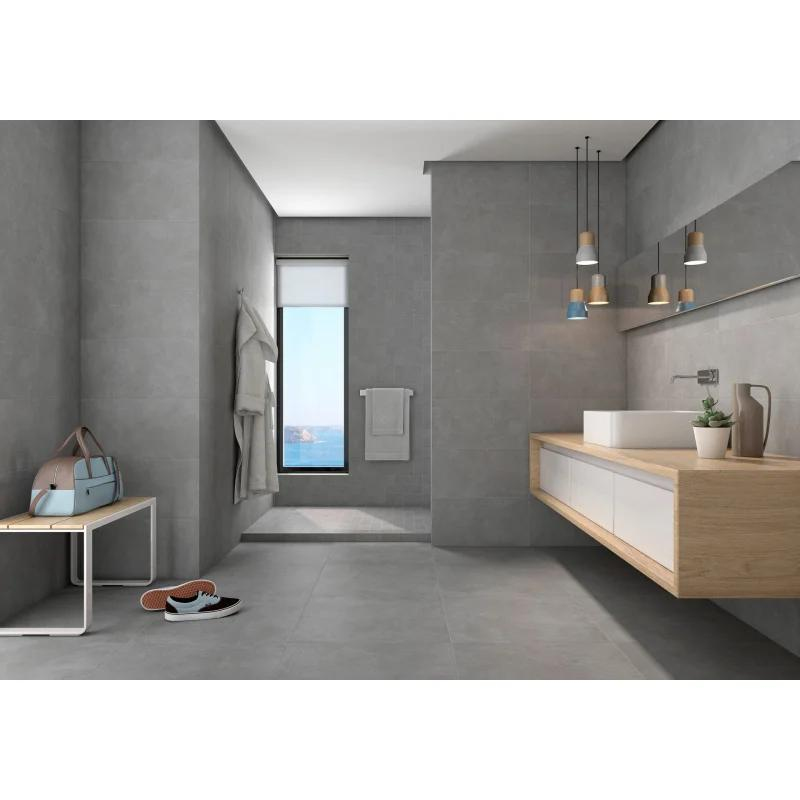 Dlažba jako beton Deceram PAM Talent Tortora 60x60 Rett. - šedá