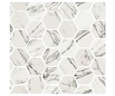 Fioranese Prestige Mosaico EXA Statuarietto Effect 30x30 Luc. Rett.