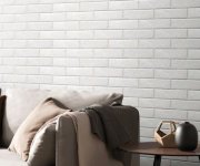 Dlažba jako cihla Codicer Brooklyn White Brick 6x24.5 - bílá