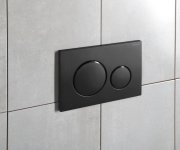 Geberit Sigma20 Ovládací Tlačítko, Easy-to Clean, černá Mat
