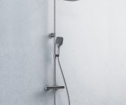 Sprchový sloup 10° Free - TD F 091.00CR Sprchový sloup s termostatickou baterií, posuvný, se sprchovým setem, chrom X070141