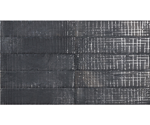 Dlažba CIR City Squares Black Mix 6,5x29 Luc.
