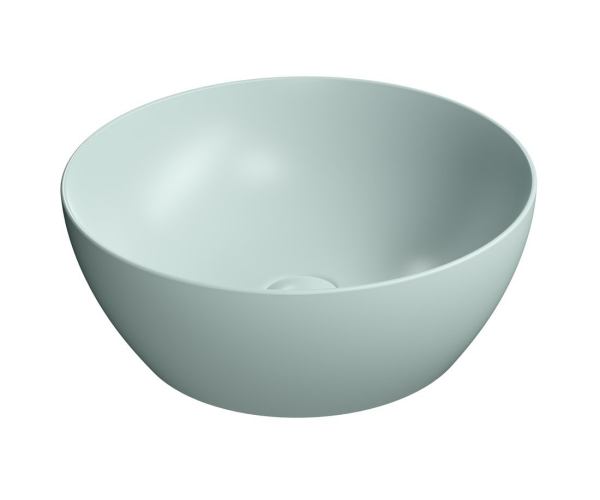 Gsi Pura Keramické Umyvadlo Na Desku, Průměr 42cm, Ghiaccio Mat
