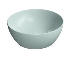 Gsi Pura Keramické Umyvadlo Na Desku, Průměr 42cm, Ghiaccio Mat