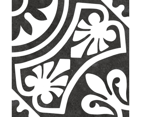 Retro dlažba Codicer Tiena Black 25x25