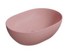Gsi Pura Keramické Umyvadlo Na Desku, 50x35cm, Blush Mat