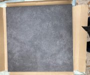 2cm dlažba jako kámen Deceram Outdoor Lyon Noir 60x60 Rett. - antracitová (skladem)