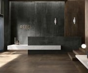 Luxusní dlažba Flaviker Rebel Bronze 80x80 RT - bronzová
