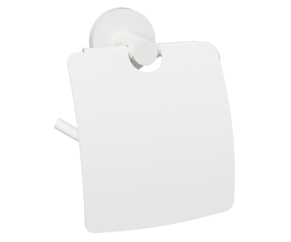 Sapho X-round White Držák Toaletního Papíru S Krytem, Bílá Mat