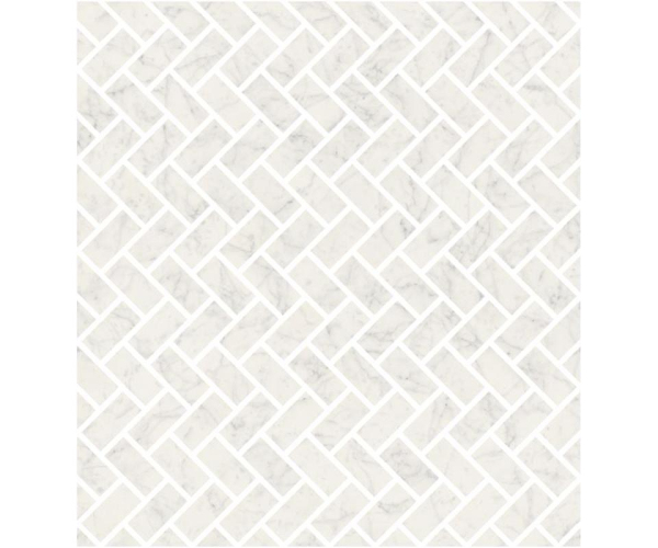 Mozaika jako mramor Fioranese Marmorea Bianco Gioia effect MOSAICO LISCA 30x32 Luc. Rett. - bílá