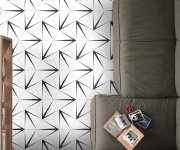 Vzorovaná dlažba Codicer Hex 25 Trident Blanco
