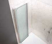 Aqualine Wila Vanová Zástěna 900x1400mm Skládací, Chrom, čiré Sklo