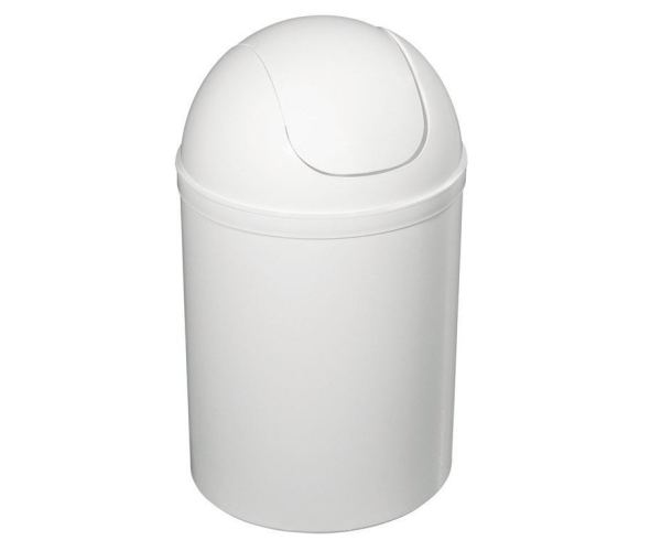 Aqualine Odpadkový Koš Výklopný, 5l, Plast, Bílá