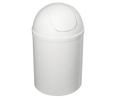 Aqualine Odpadkový Koš Výklopný, 5l, Plast, Bílá