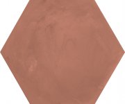 Retro dlažba Marca Corona Terra.Art Tramonto Esagono 25x21,6 - cihlová