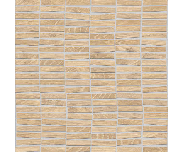 Mozaika jako dřevo EdimaxAstor Groove Blond Mosaico Tatami 30x30 Matt. Rett. - béžová