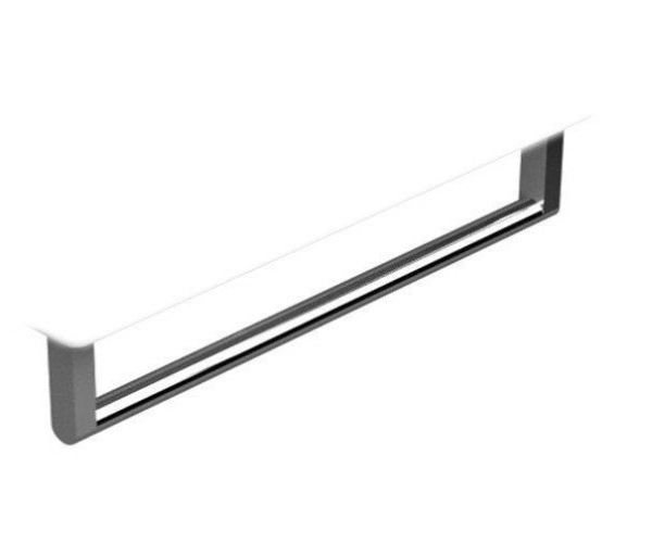 Gsi Sand/kube X/norm čelní Držák Ručníků 60cm, Chrom