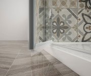 Gelco Trinity Chrome Obdélníkový Sprchový Kout 1100x1000mm, Matné Sklo, Pravé
